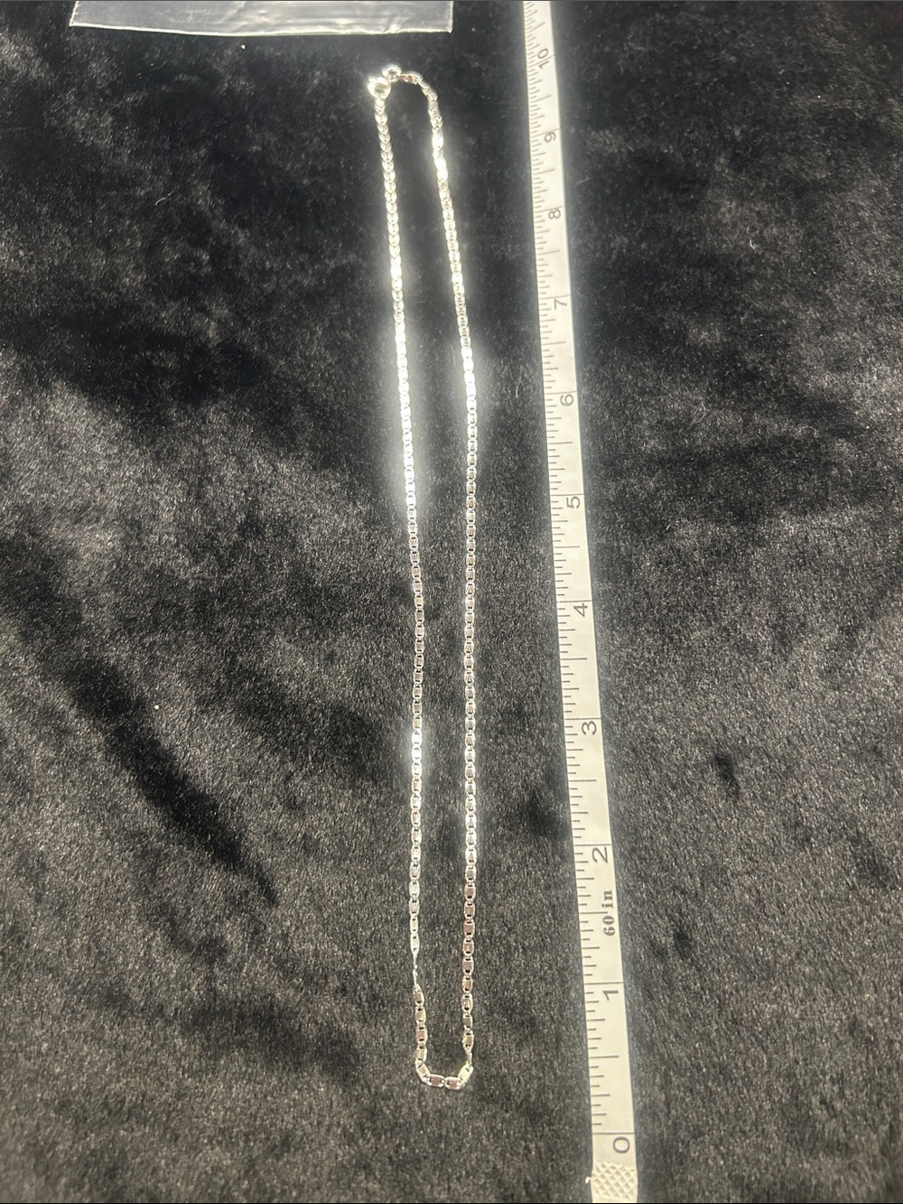 Sterling Silver Box Chain Necklace - Silver